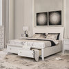 TRULANI BEDROOM SET KING SIZE (193*203CM) WITHOUT WARDROBE WHITE