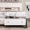 TRULANI BEDROOM SET KING SIZE (150*200CM) WITHOUT WARDROBE WHITE