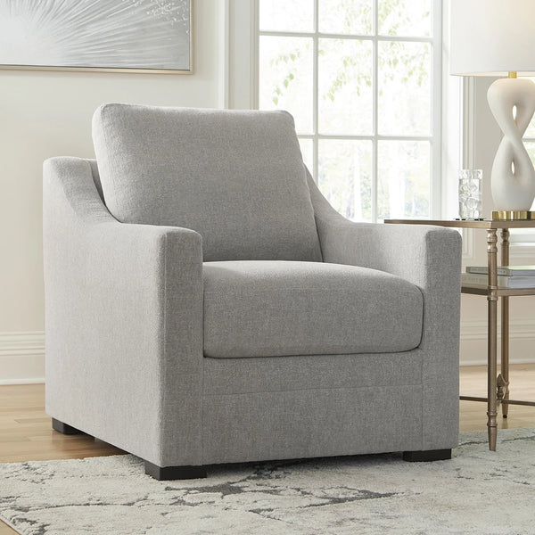 IVORY BROOK SOFA 1 SEATER - GREY