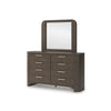 NEO BEDROOM SET WITHOUT WARDROBE KING SIZE (180 X 200 CM) - BROWN