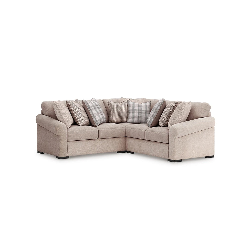 BRIDGEMONT SECTIONAL SOFA 3 PCS - GREY