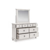 CHADWORTH VANDENMORE BEDROOM SET WITHOUT WARDROBE KING SIZE (193 X 203 CM) - ANTIQUE WHITE
