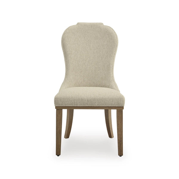 JORLAINA TIVOLY DINING TABLE SET 10 CHAIRS - BROWN