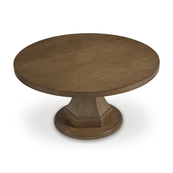 JORLAINA TIVOLY DINING TABLE SET 6 CHAIRS - BROWN