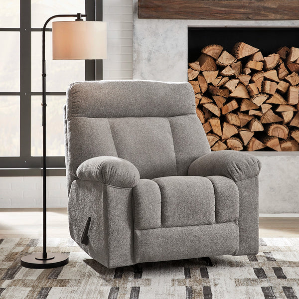 MCARLIE RECLINER - DARK GREY