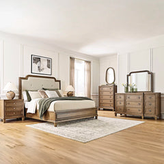 Jorlaina VANDENMORE BEDROOM SET WITHOUT WARDROBE KING SIZE (193 X 203 CM) - BROWN