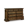 Channley VANDENMORE BEDROOM SET WITHOUT WARDROBE KING SIZE (193 X 203 CM) - BROWN
