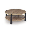 RIDGESTER CENTER TABLE - LIGHT BROWN
