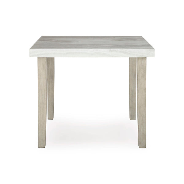 KARMENTON HIGH TABLE SET 4 CHAIRS - GREY