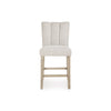 KARMENTON HIGH TABLE SET 4 CHAIRS - GREY