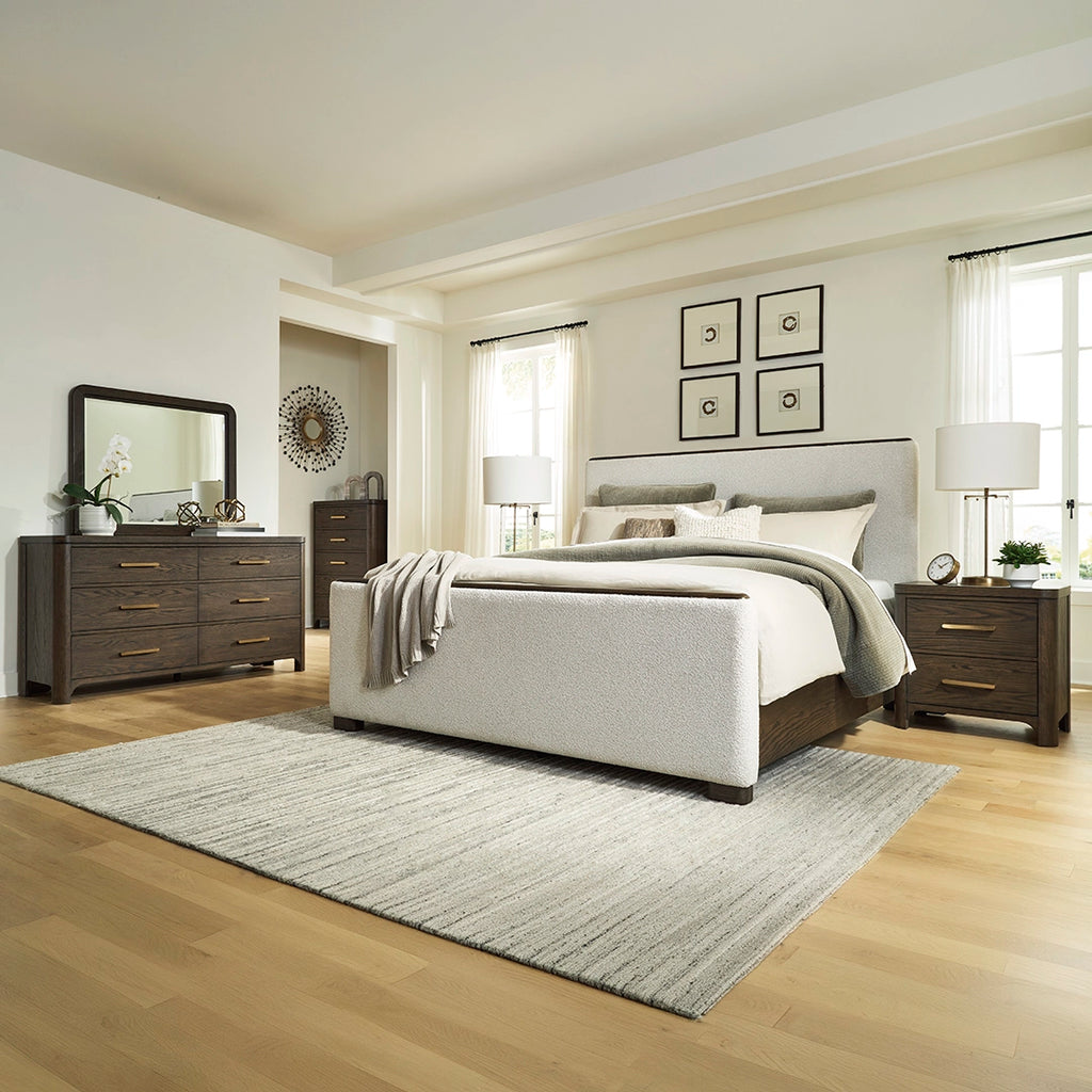 Darimore VANDENMORE BEDROOM SET WITHOUT WARDROBE KING SIZE (193 X 203 CM) - BROWN