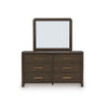 Darimore VANDENMORE BEDROOM SET WITHOUT WARDROBE KING SIZE (193 X 203 CM) - BROWN