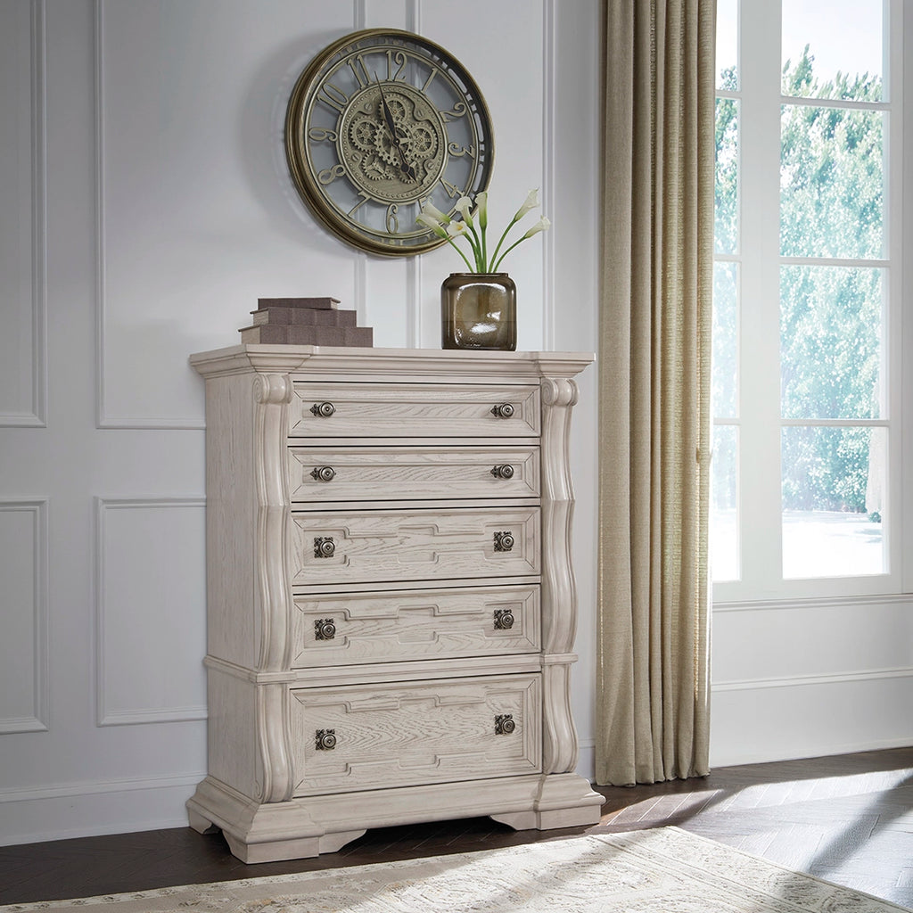 ANDONHALL CHEST OF DRAWER - WHITE