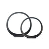 SCULPTURE SET 2PCS - BLACK