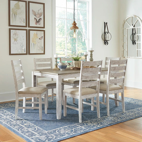 SKEMPTON DINING TABLE SET 6 CHAIRS