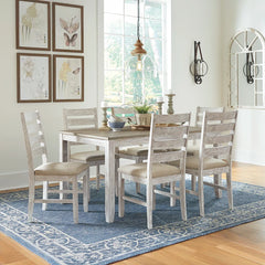 SKEMPTON DINING TABLE SET 6 CHAIRS