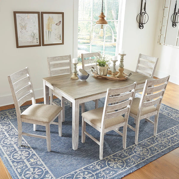 SKEMPTON DINING TABLE SET 6 CHAIRS