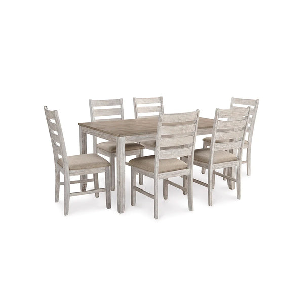 SKEMPTON DINING TABLE SET 6 CHAIRS