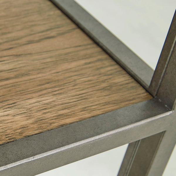 JADDON BOOK SHELF - BROWN
