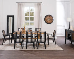 GALLIDEN DINING TABLE SET 8 CHAIRS