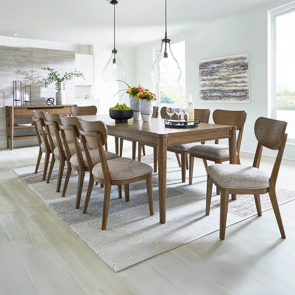 طقم طاولات ومقاعد روانهو لتناول الطعام، 10 كراسي