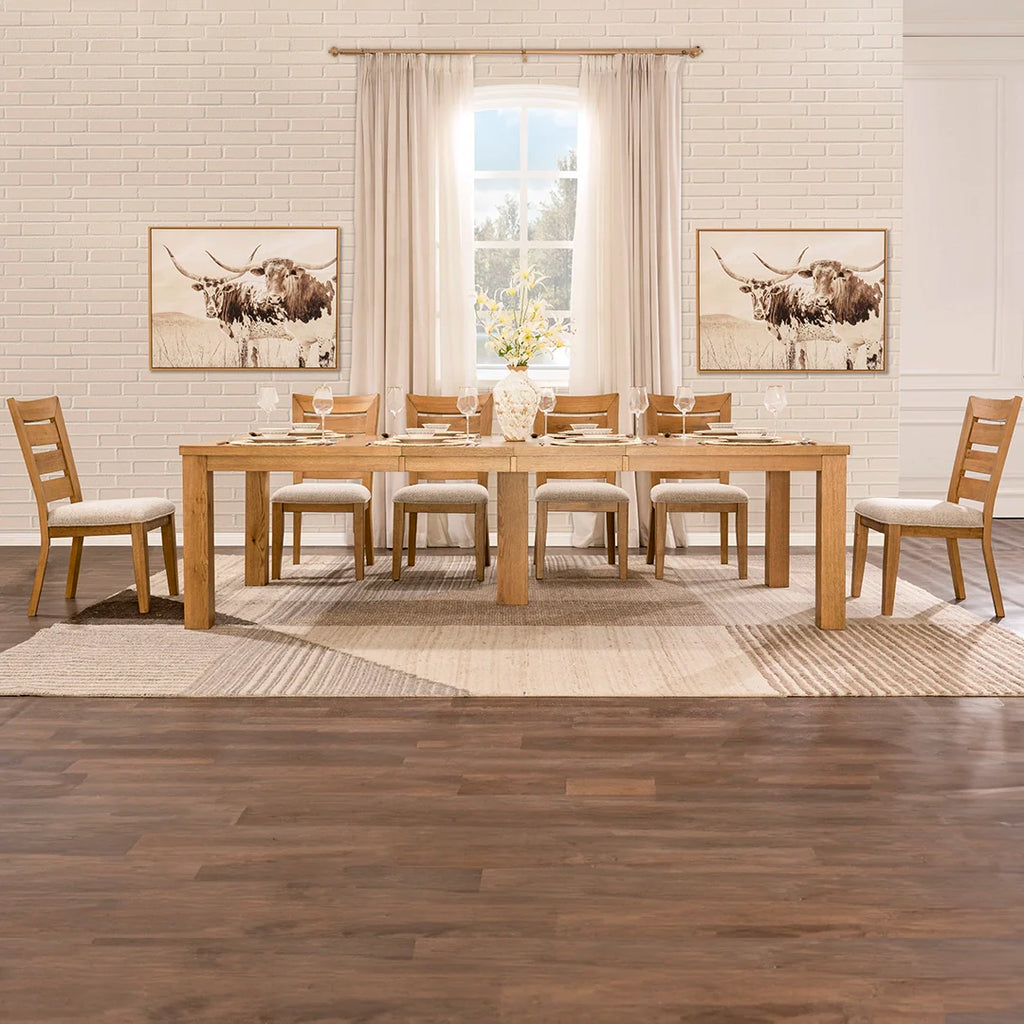 GALLIDEN DINING TABLE SET 10 CHAIRS