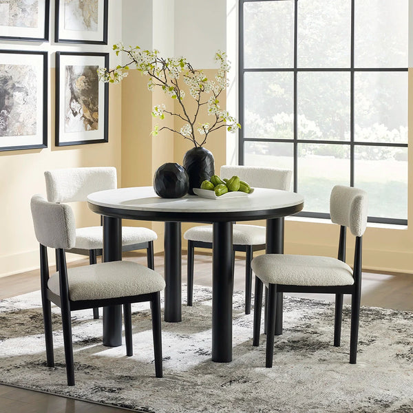 XANDRUM DINING TABLE SET 4 CHAIRS