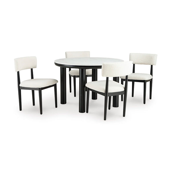 XANDRUM DINING TABLE SET 4 CHAIRS