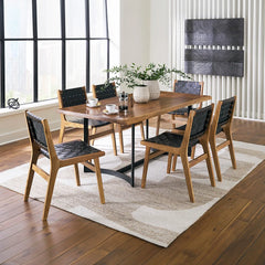 FORTMAINE DINING TABLE SET 6 CHAIRS