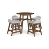 LYNCOTT HIGH DINING TABLE SET 4 CHAIRS