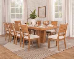 KRISTILAND DINING TABLE SET 10 CHAIRS