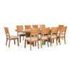 KRISTILAND DINING TABLE SET 10 CHAIRS