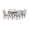 LOYASKA DINING TABLE SET 6 CHAIRS