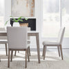 LOYASKA DINING TABLE SET 6 CHAIRS