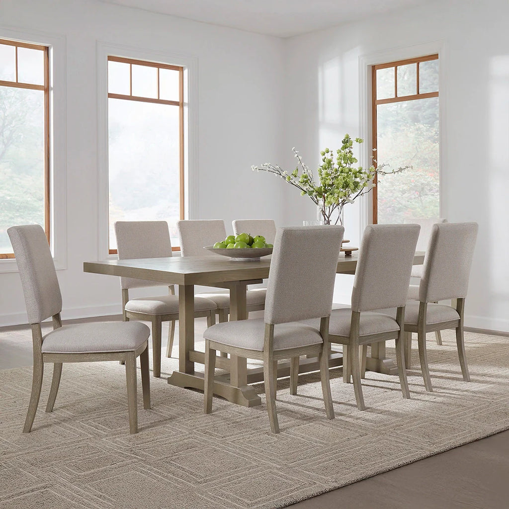 VALLARDIA DINING TABLE SET 8 CHAIRS