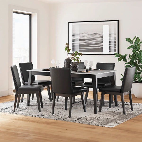 JETTAYA DINING TABLE SET 6 CHAIRS