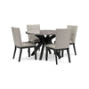 GLINARI DINING TABLE SET 4 CHAIRS