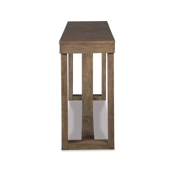 Cariton table with engineered wood construction