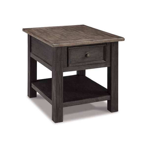 Shabby chic Tyler Creek end table with traditional hardware ��� Ashley UAE