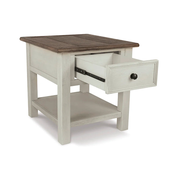 Textured antique white Bolanburg coffee table adding classic charm ��� Ashley UAE