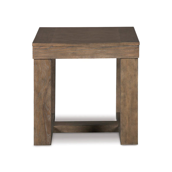 Textured grayish brown Cariton sofa table for contemporary living rooms ��� Ashley UAE