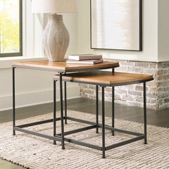 DREZMOORE NESTED SQAURE TABLE 2PCS