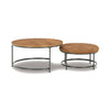 DREZMOORE NESTED ROUND TABLE 2PCS