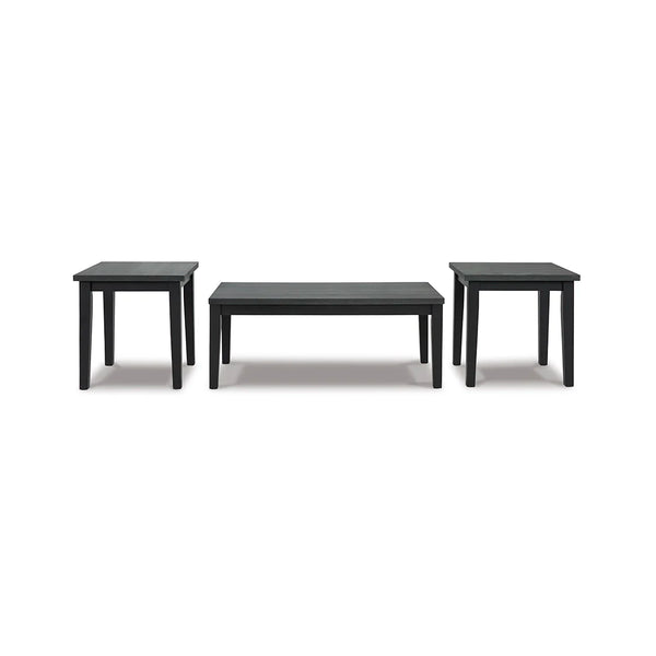 GRAVINE COFFEE TABLE SET 3PCS GOLD