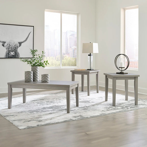 Loratti occasional table set with barn wood style finish ��� Ashley UAE