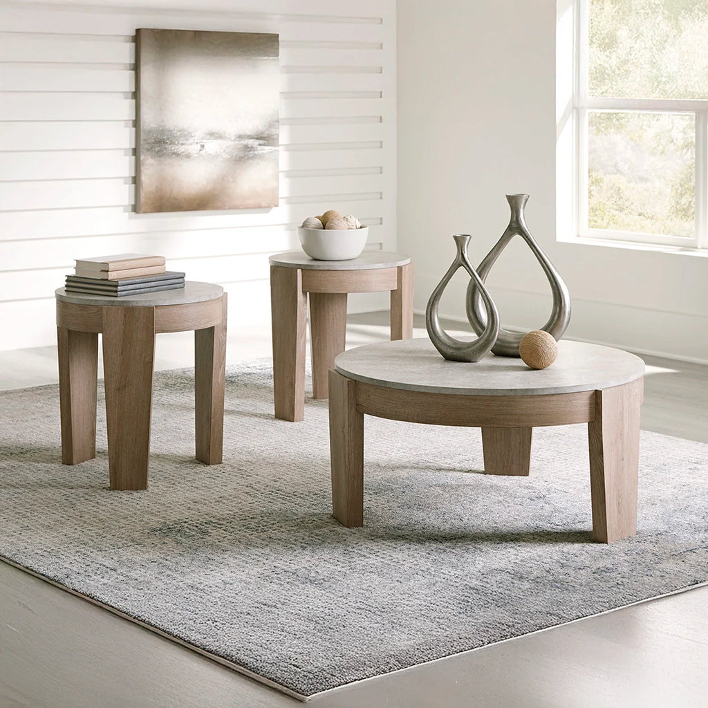 GUYSTONE COFFEE TABLE SET 3 PCS