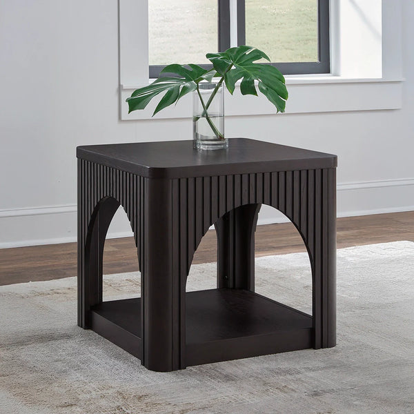 Yellink living room table package in dark French black ��� Ashley UAE