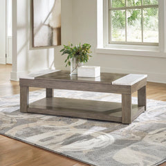 LOYASKA COFFEE TABLE SET 3 PCS BROWN