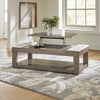 LOYASKA COFFEE TABLE SET 3 PCS BROWN