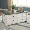 HAVALANCE WHITE CENTER TABLE